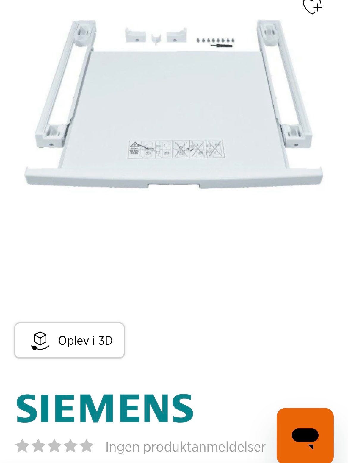 Siemens WZ20400 - Kit Di Installazione Per Asciugatrice, Bianco, Compatibile Con IQ800/890