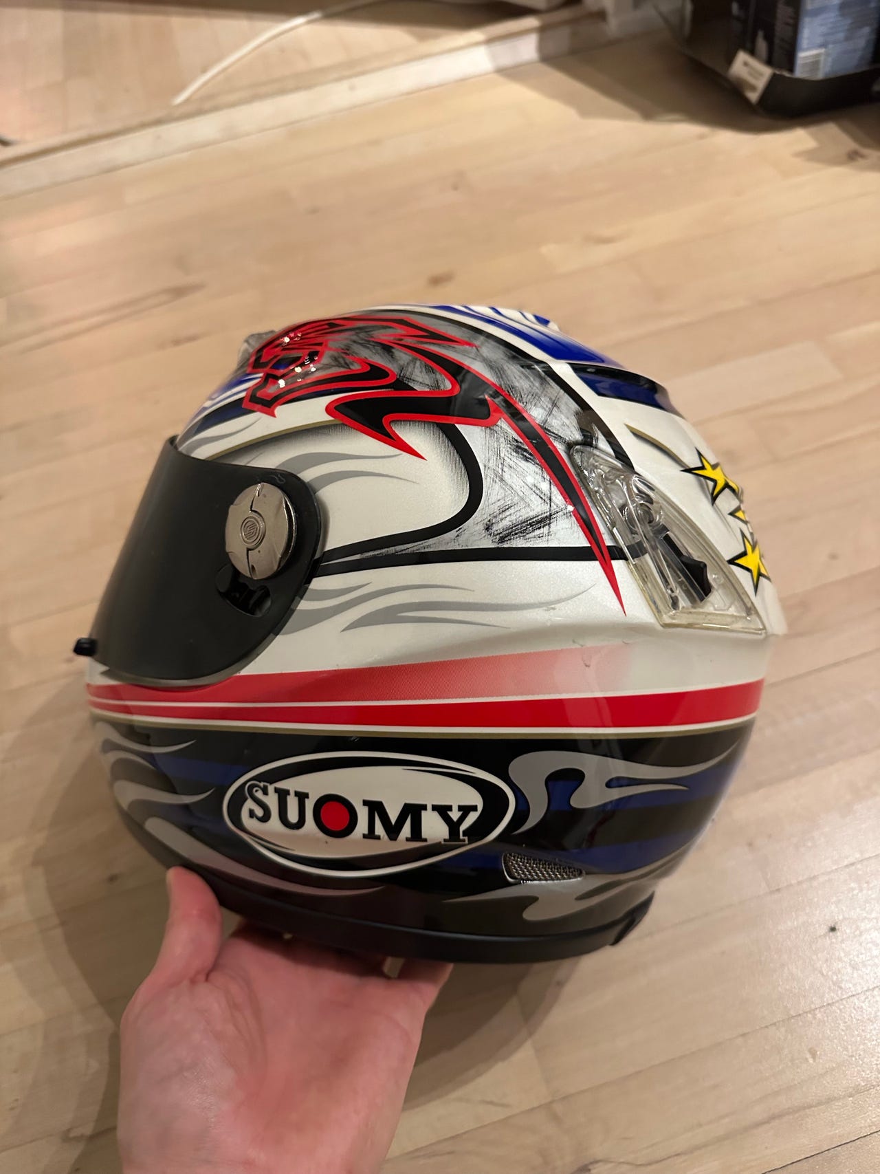 Max Biaggi Suomy Vandal Helmet Suomy Max Biaggi Hjelm DBA