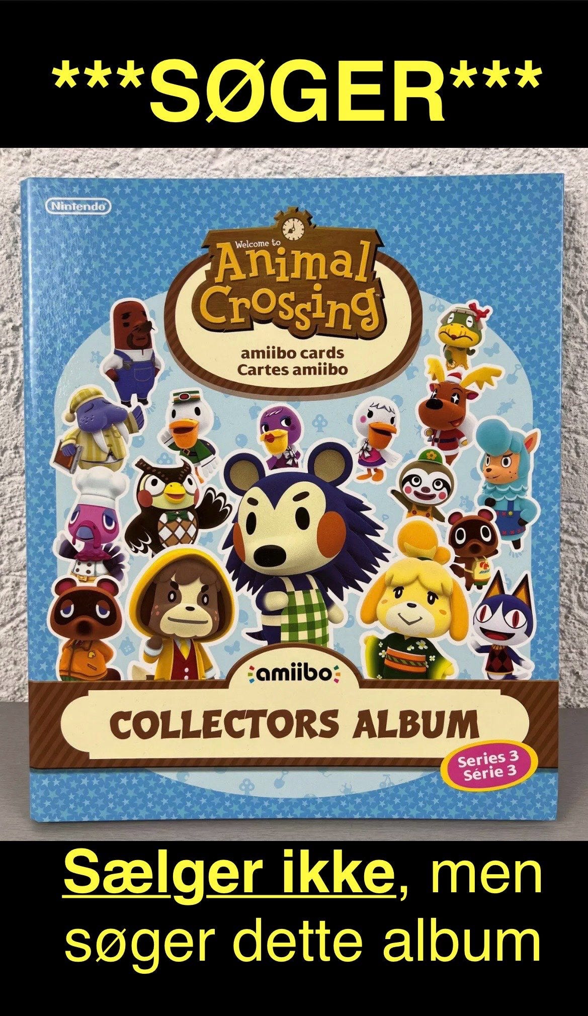 Pack de cartes amiibo Animal Crossing Série 4 - My Nintendo