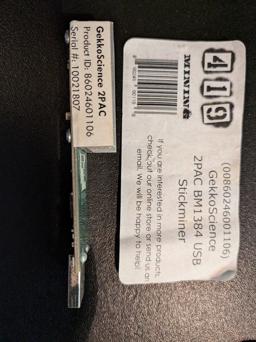 USB-Stick Miner | DBA