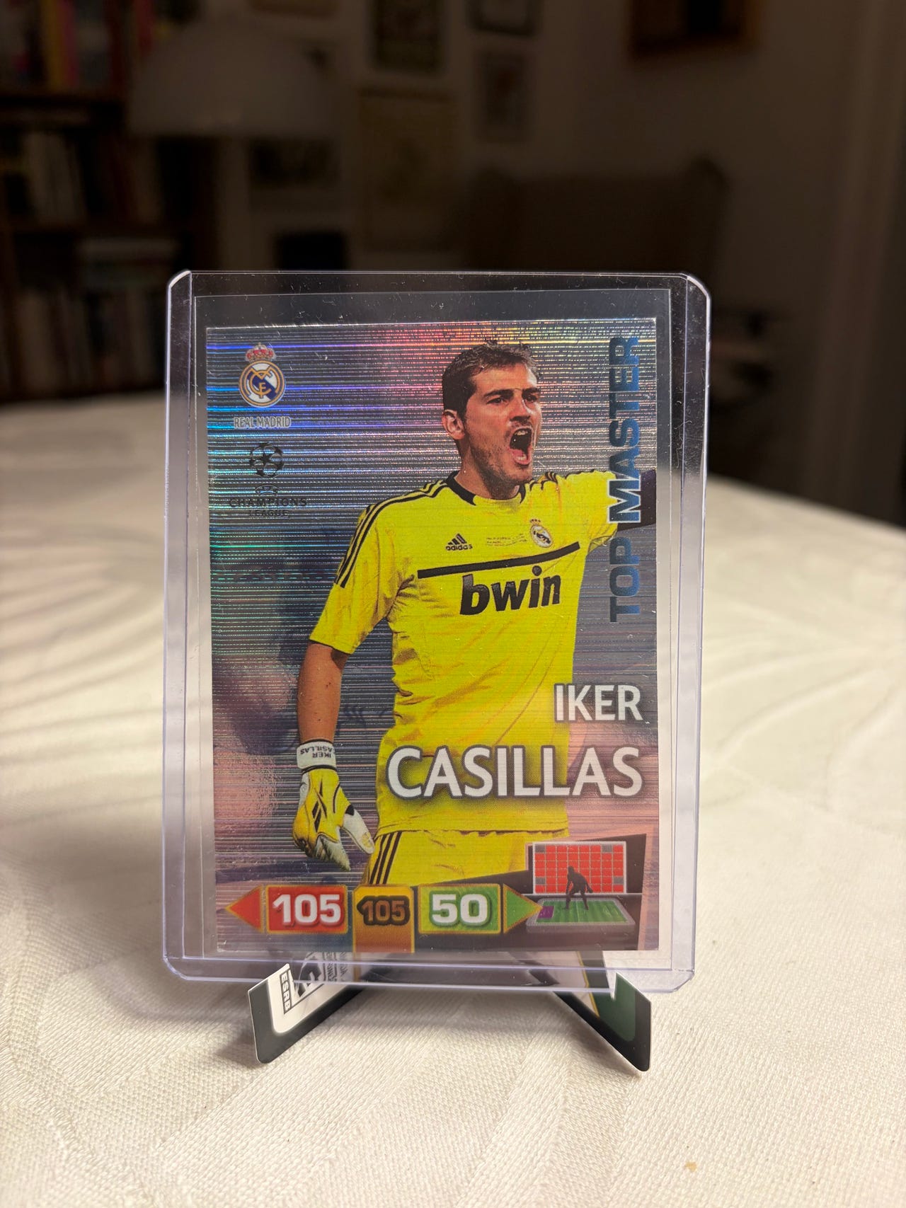 Sticker Panini EURO 2012 – Iker Casillas Espagne #P5 – Version Pologne – Neuf