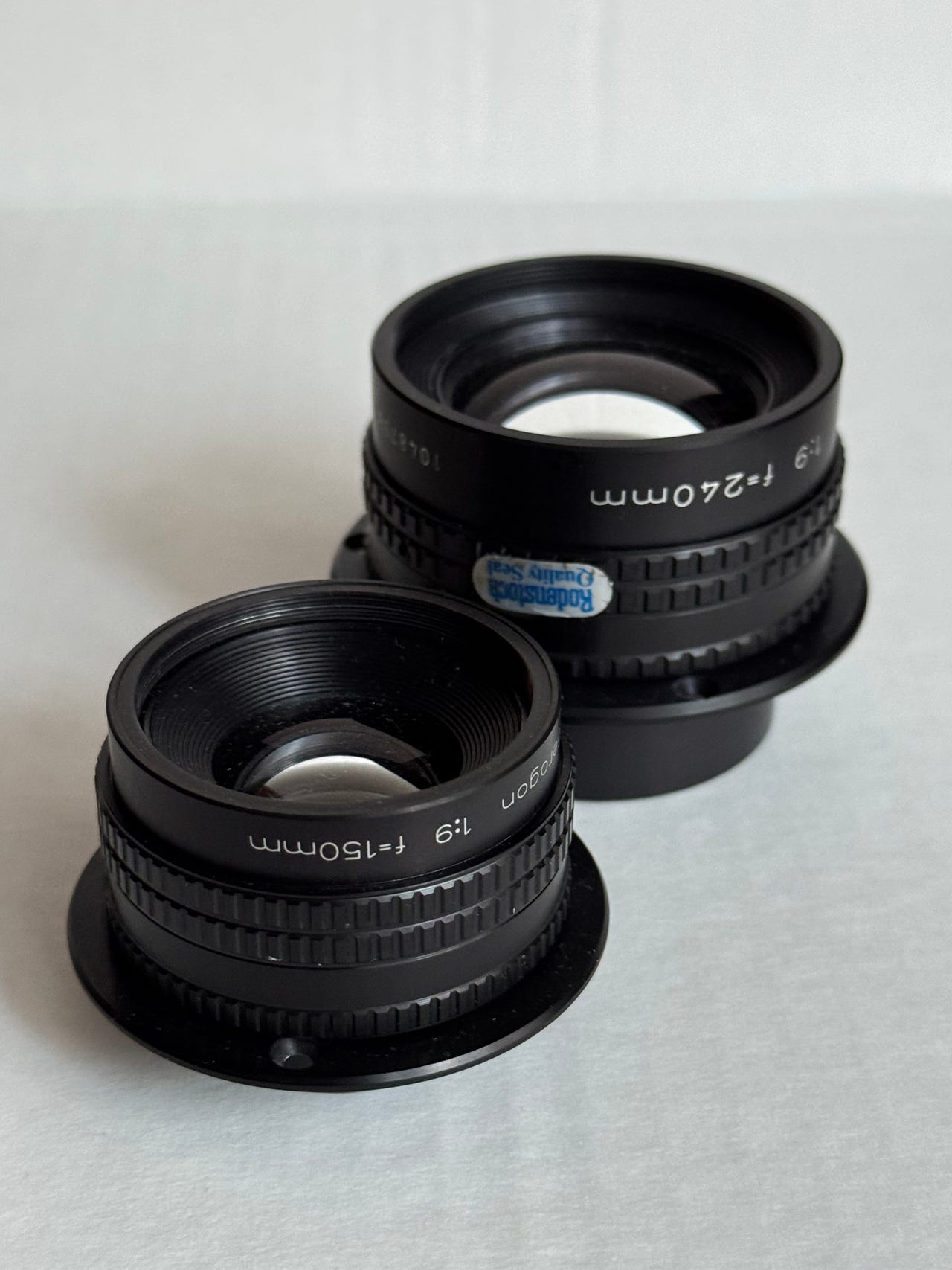 Rodenstock Apo-Gerogon Objektiver 240mm & 150mm f.9.0 | DBA
