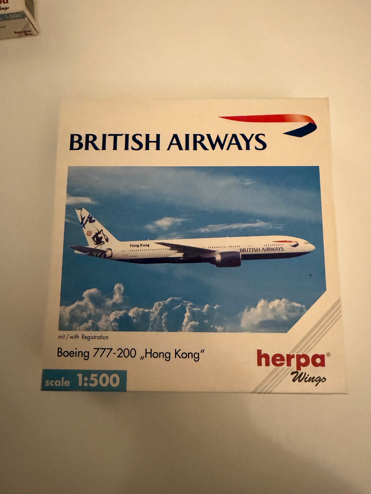Herpa Wings British Airways Boeing 777-200 fly 1:500 | DBA