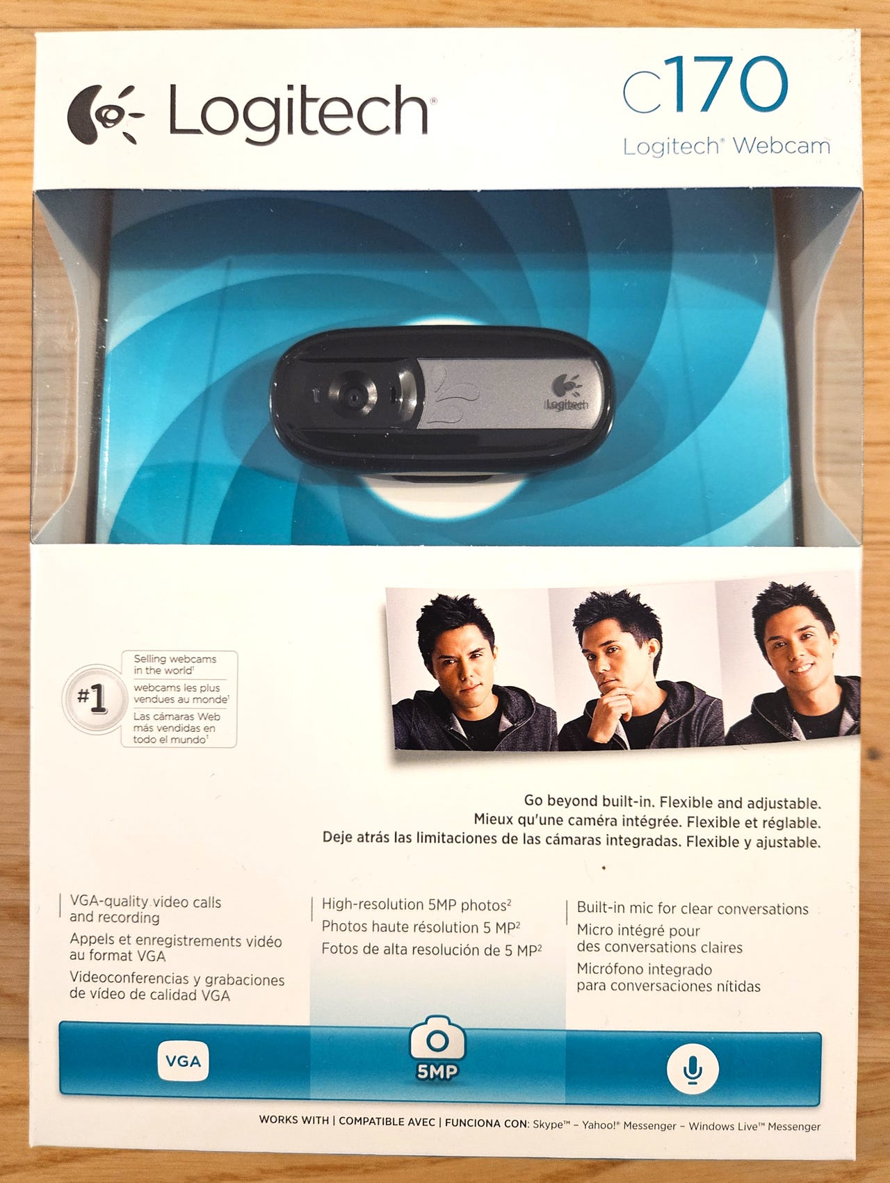 Logitech C170 – VGA webcam m. mic – plug & play | DBA