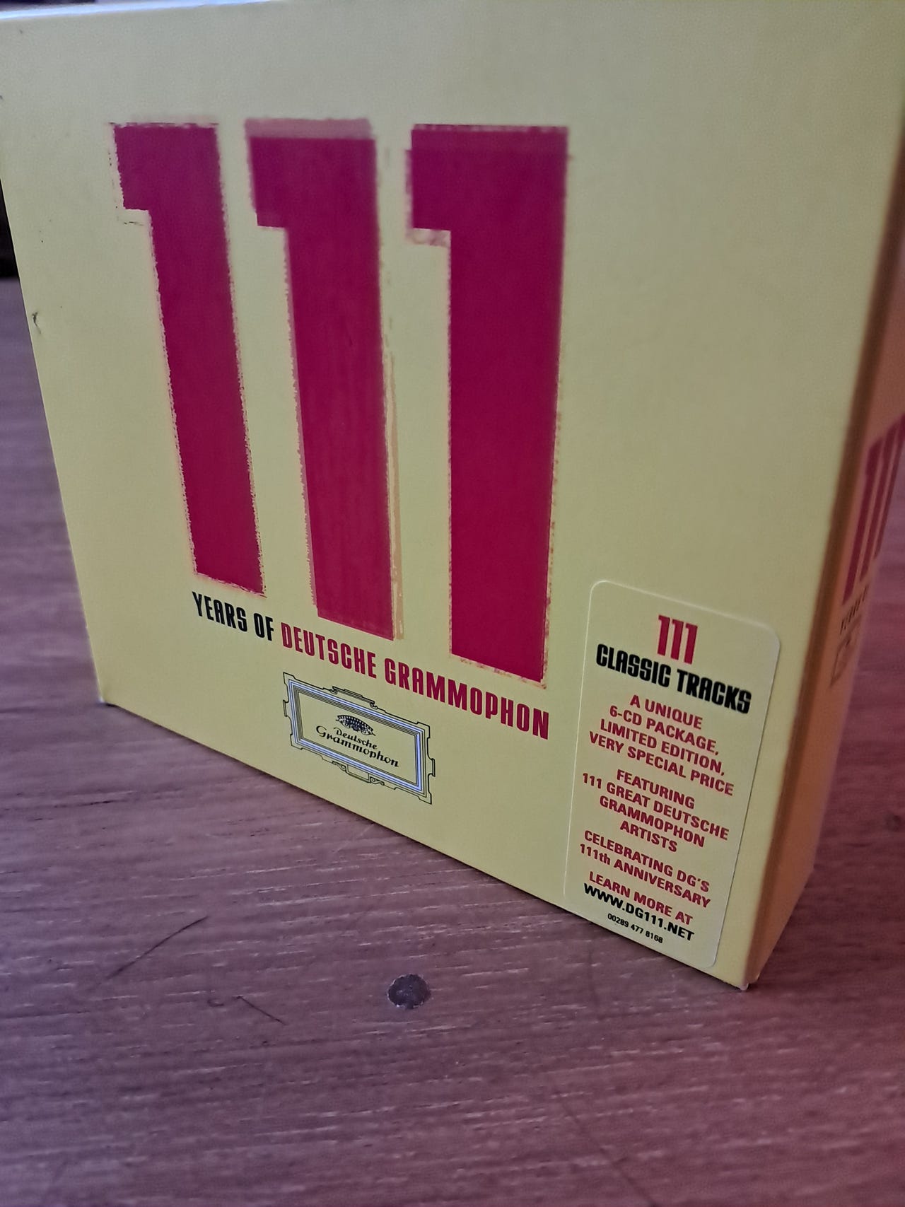 111 Years of Deutsche Grammophon Musik CD Box | DBA