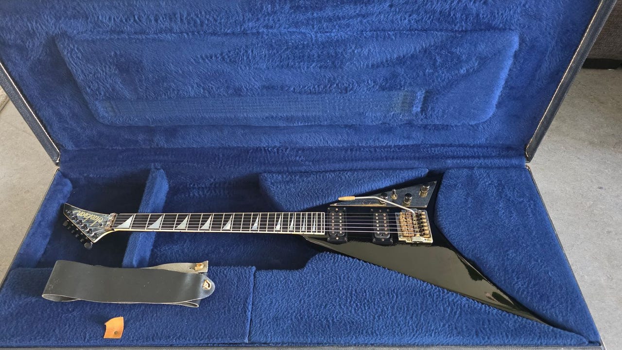 Jackson RR1 Custom Randy Rhoads 1984 San Dimas Flying V 80s Guitar