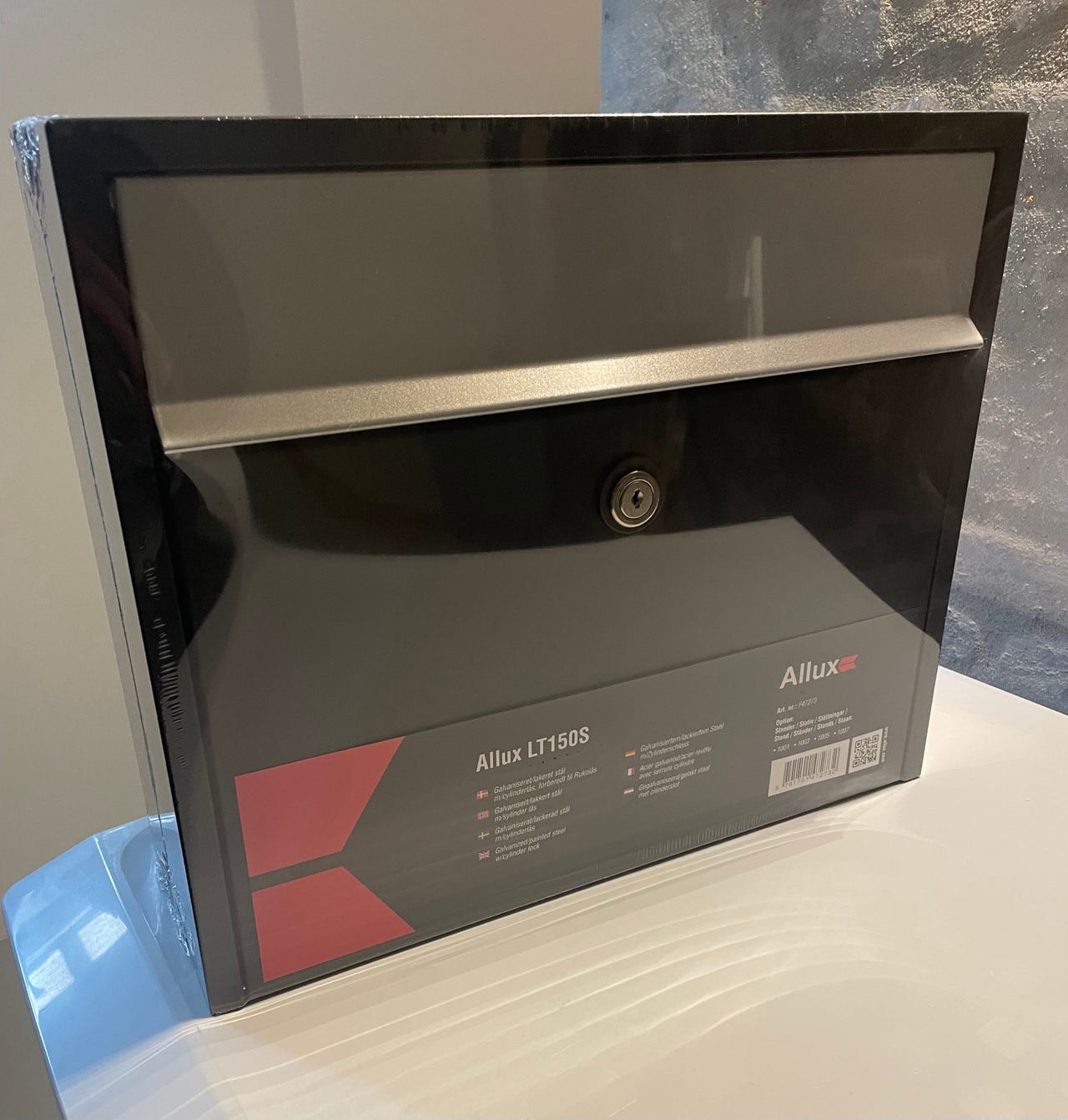 Allux LT1555 postkasse sort stål | DBA