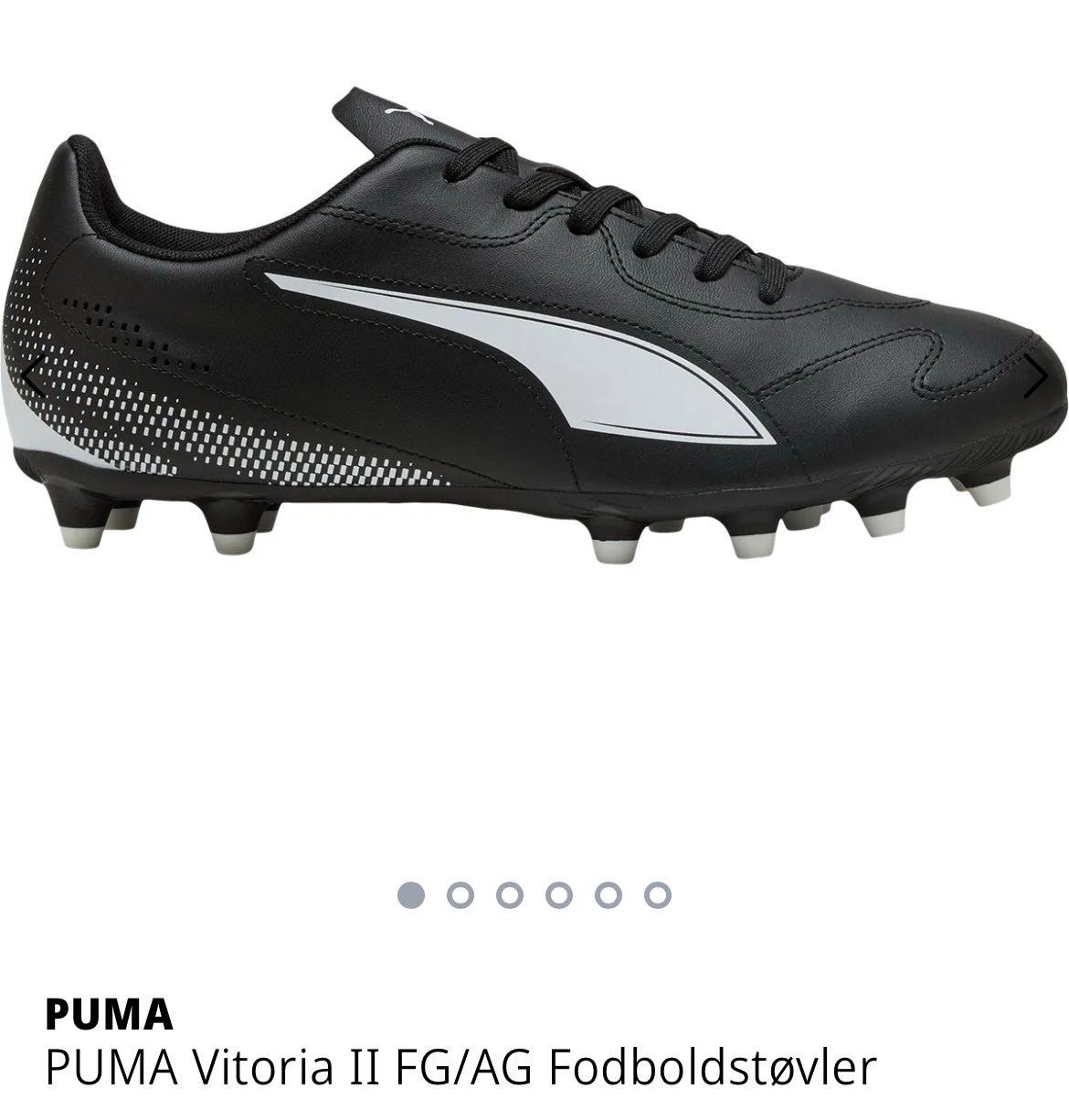 Puma Vitoria II FG/AG Fodboldstøvler sort hvid str. 45 | DBA