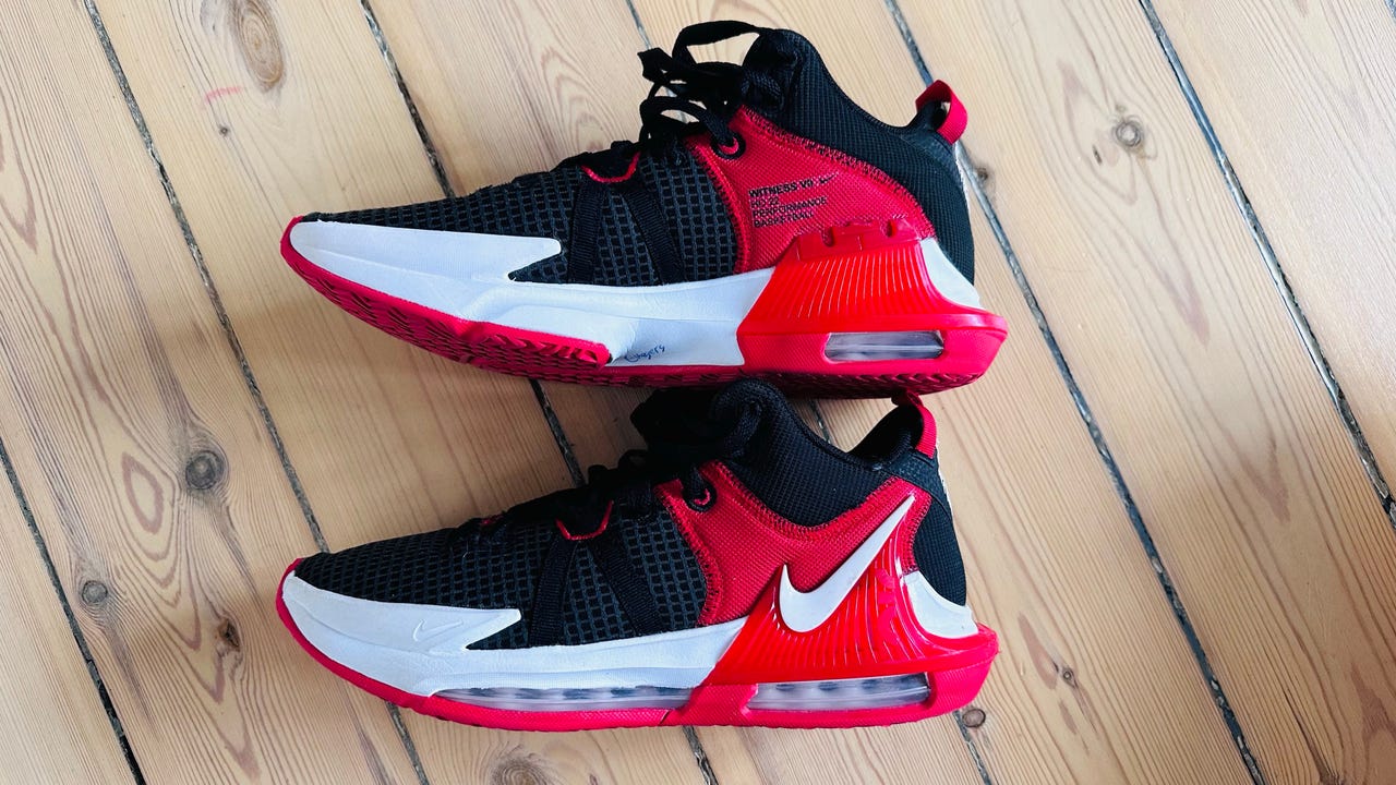 Nike LeBron Witness 5 sneakers sort rød hvid | DBA