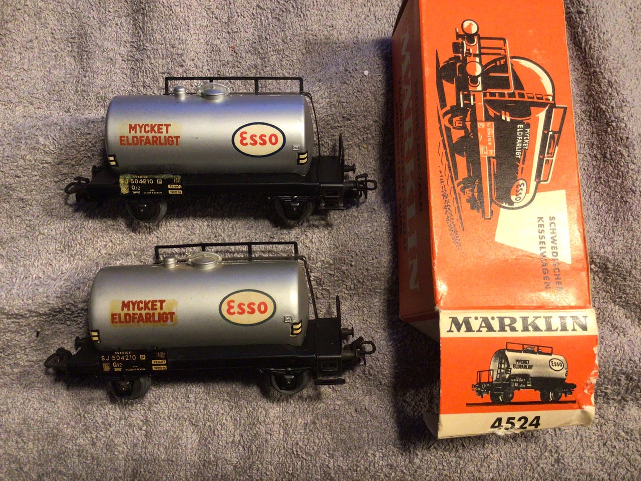 Märklin H0 4524. 2. Stk svenske tankvogne samlet pris | DBA