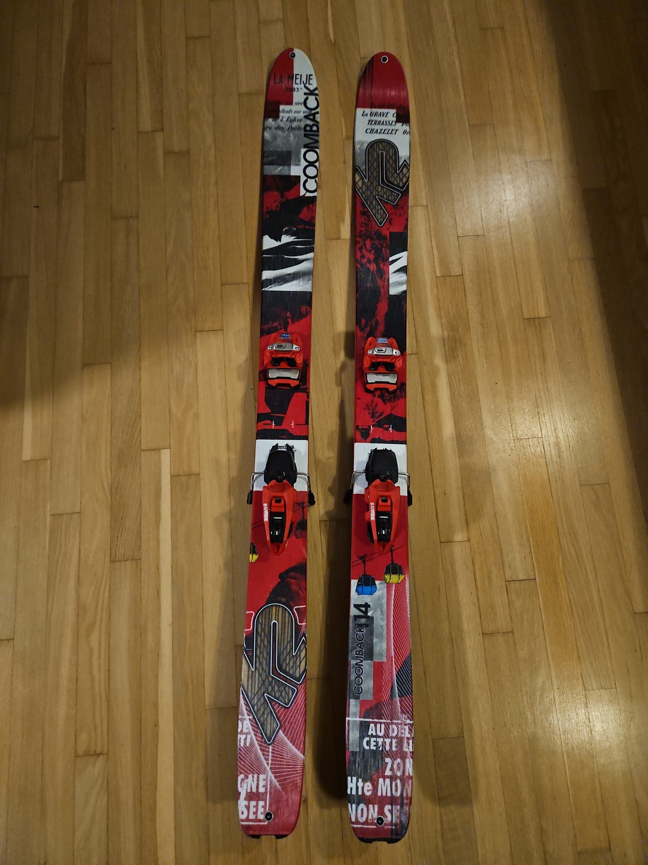 K2 Coomback 114, 170 cm ski med marker squire | DBA