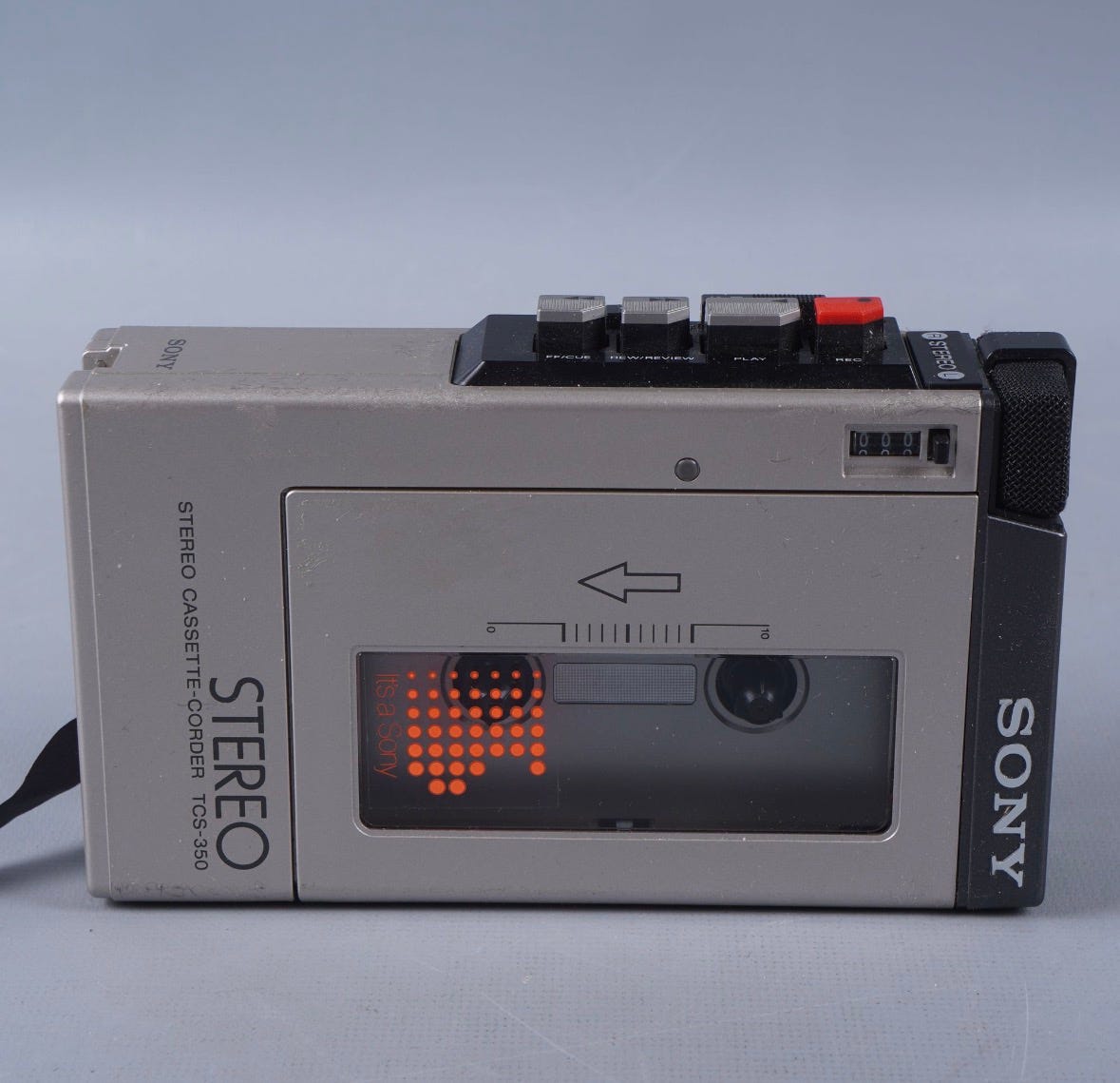 Sony TCS-350 Stereo Walkman / Cassette-Corder – Serviceret og