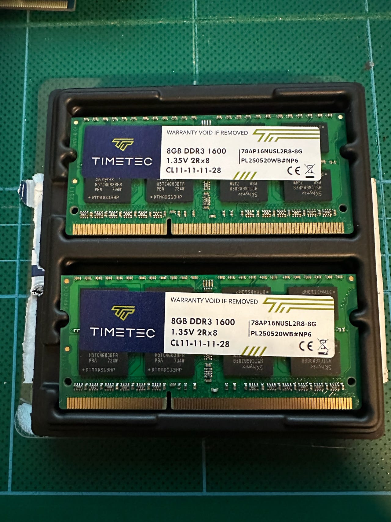 4 X Timetec DDR3 SO-DIMM RAM 8GB 1600MHz | DBA