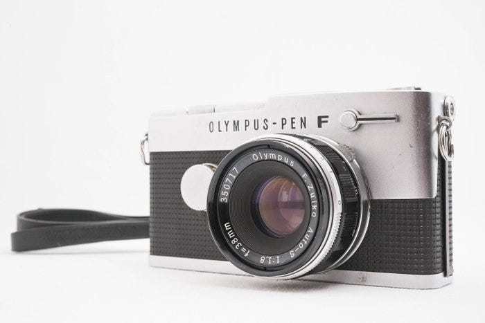 Olympus Pen-FT + F.Zuiko Auto-S 1,8/38mm | Reflekskamera med