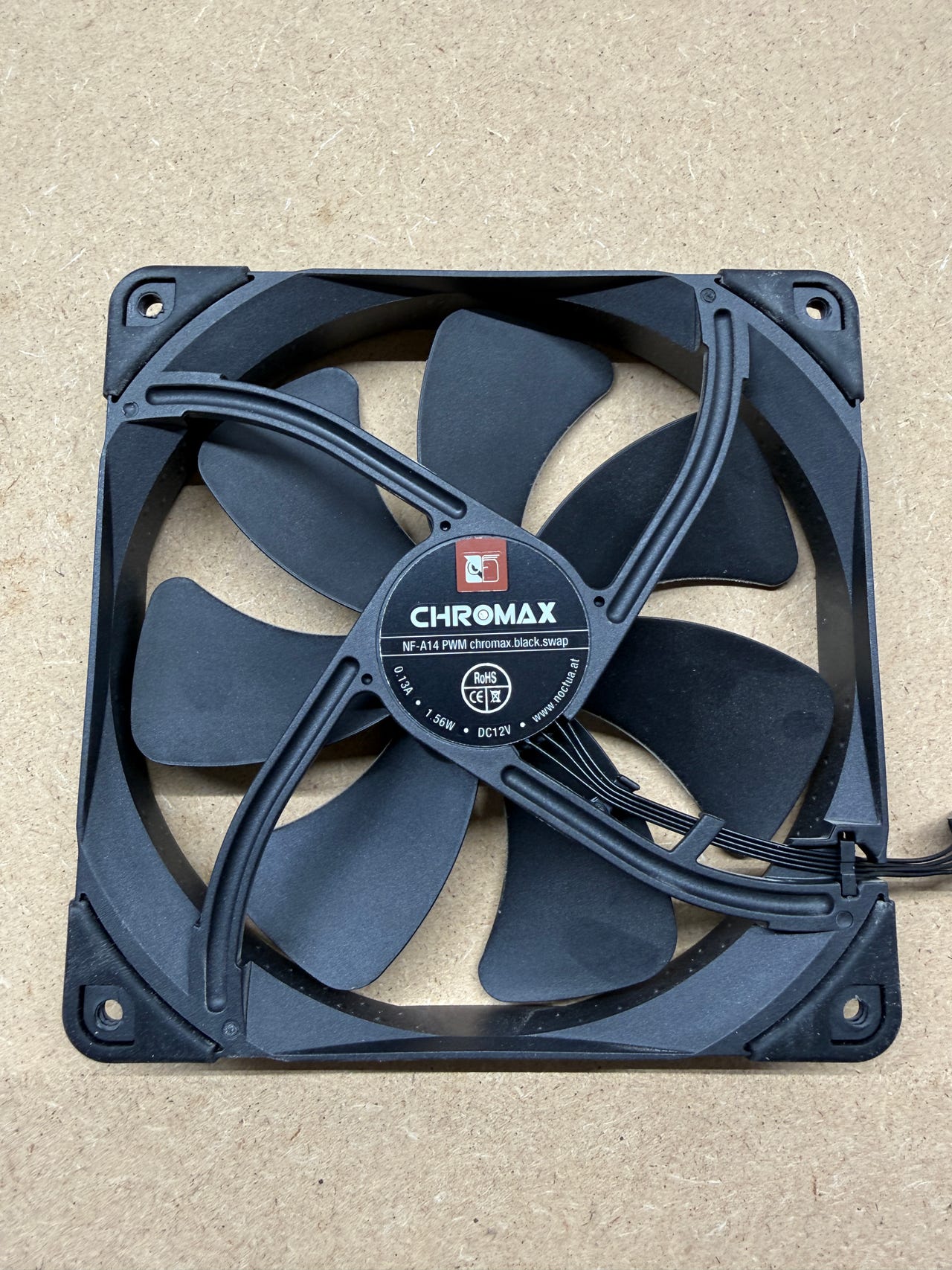 Noctua NF-A14 PWM chromax.black.swap | DBA