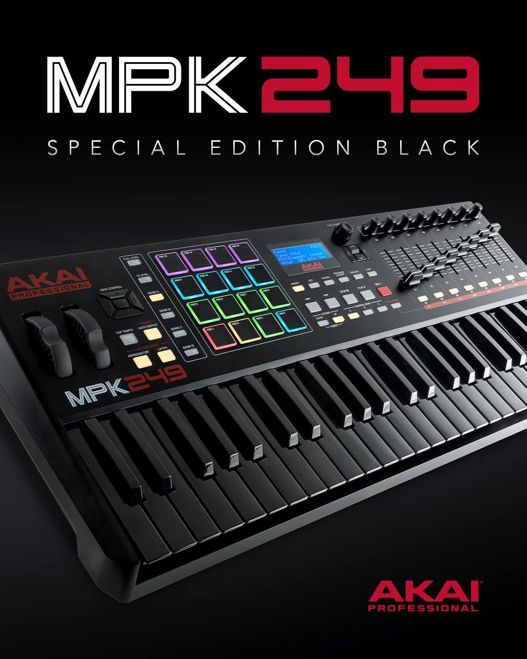 Akai sort limited midi keyboard Professional MPK 249 | DBA