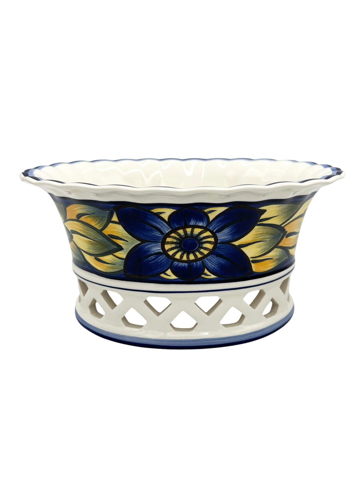 Nr: 690 - Jardiniere, frugtskål - Blå Fasan Royal Copenhagen RC | DBA