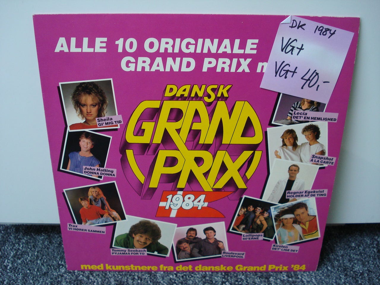 Lp. Various – Dansk Grand Prix 1984 | DBA