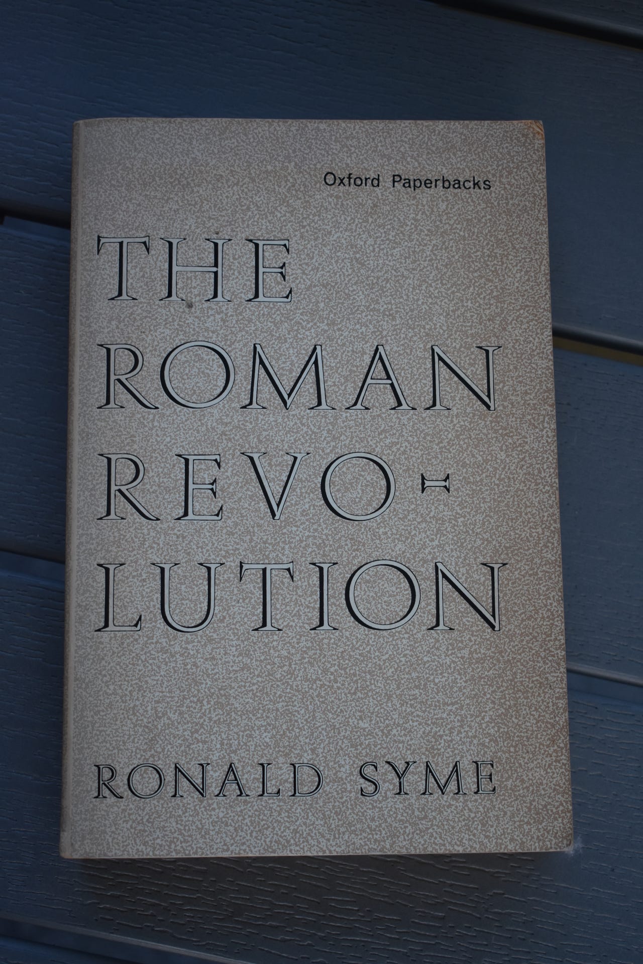 THE ROMAN REVOLUTION - Ronald Syme - E N G E L S K S P R O G E T | DBA