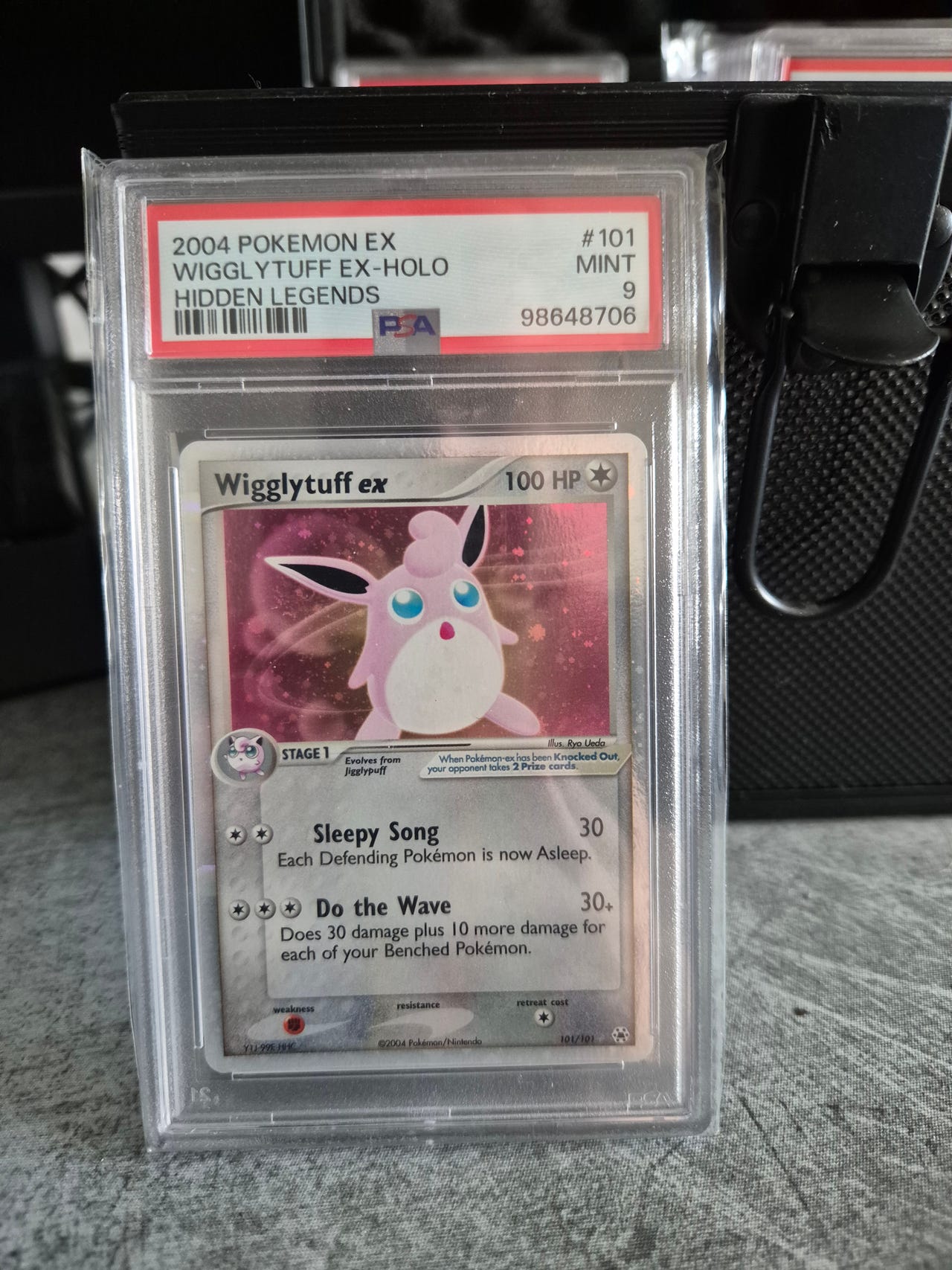Pokemon Wigglytuff ex samlekort 2004 EX Hidden Legends PSA 9 | DBA