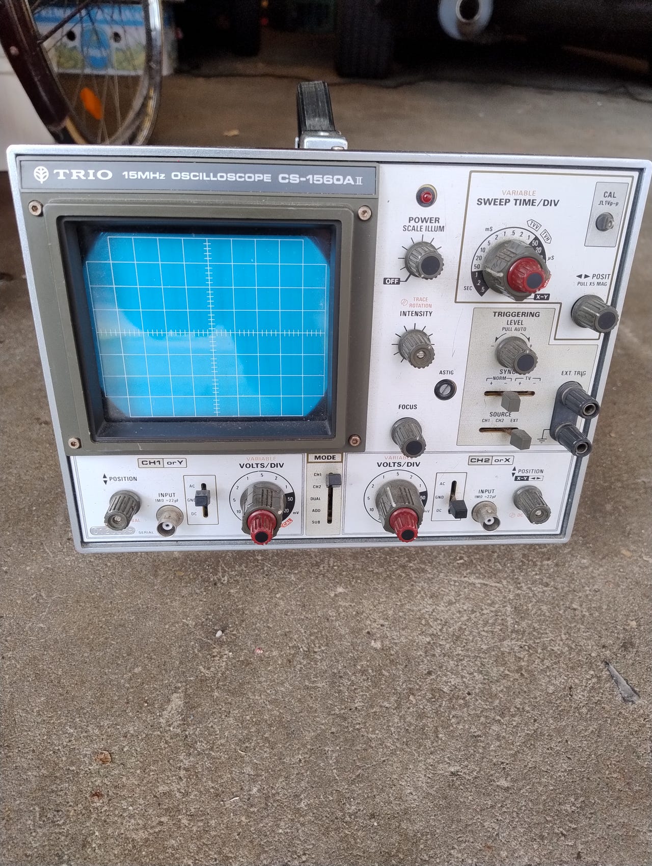 Trio CS-1560A oscilloskop 15 MHz | DBA
