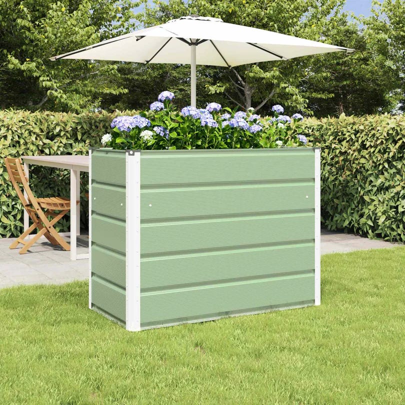 Plantekasse Pastel Grøn 480 x 50 x 45 cm Galvaniseret stål | DBA