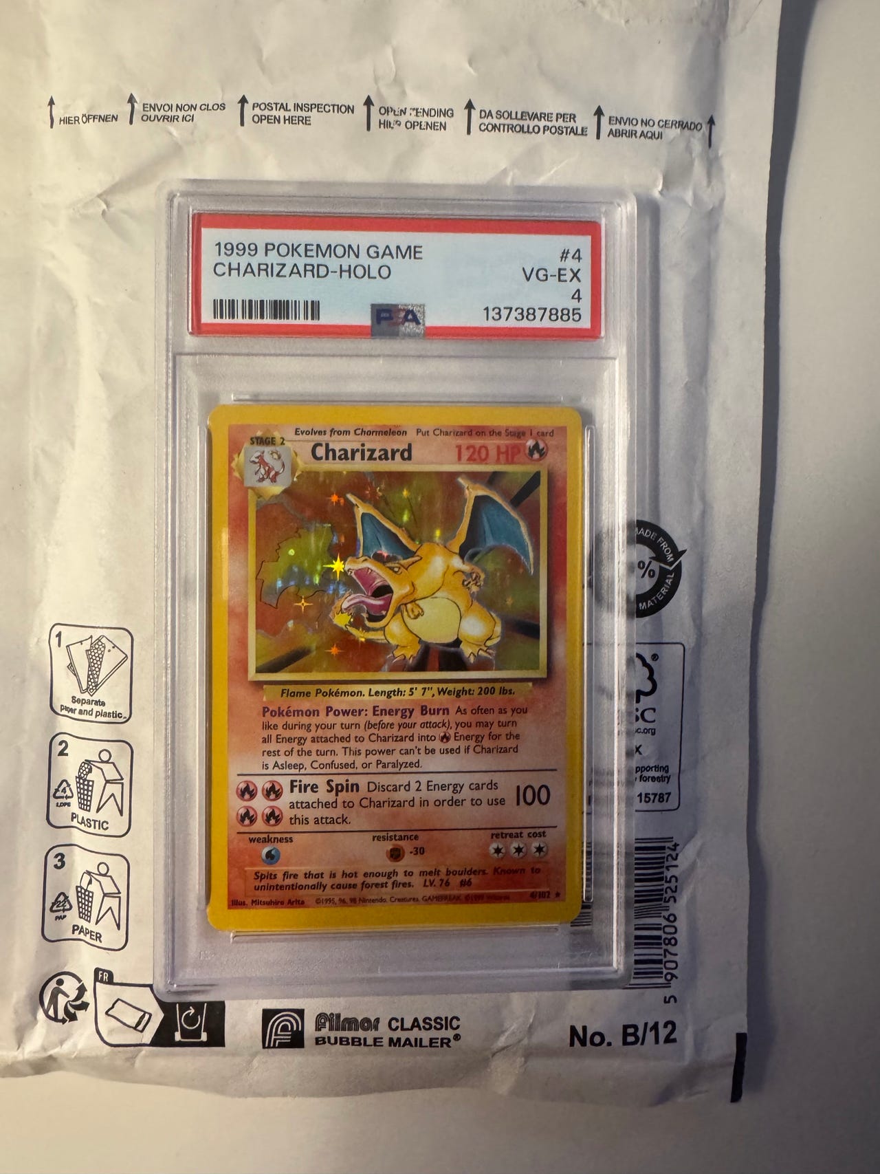 Set Complet Base Set 1ère Édition Pokémon 1999 - PSA 10 (Allemand) - Charizard Inclus