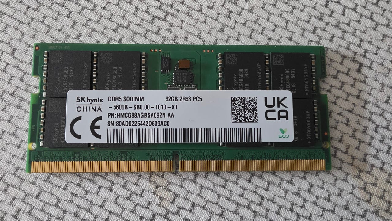 SK hynix 32gb DDR5 SO-DIMM RAM 5600MHz | DBA