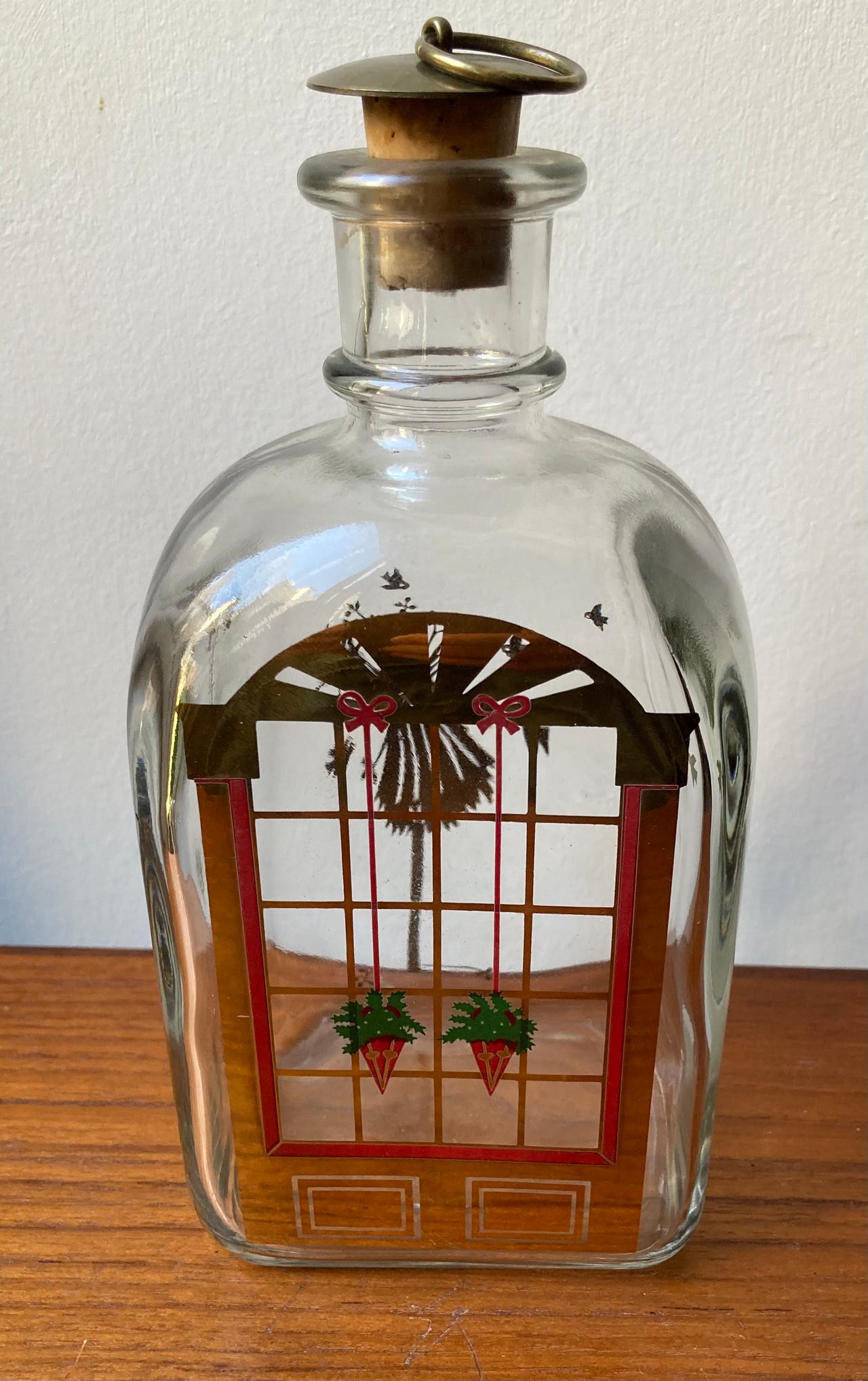 Holmegaard juleflaske, 1983. | DBA