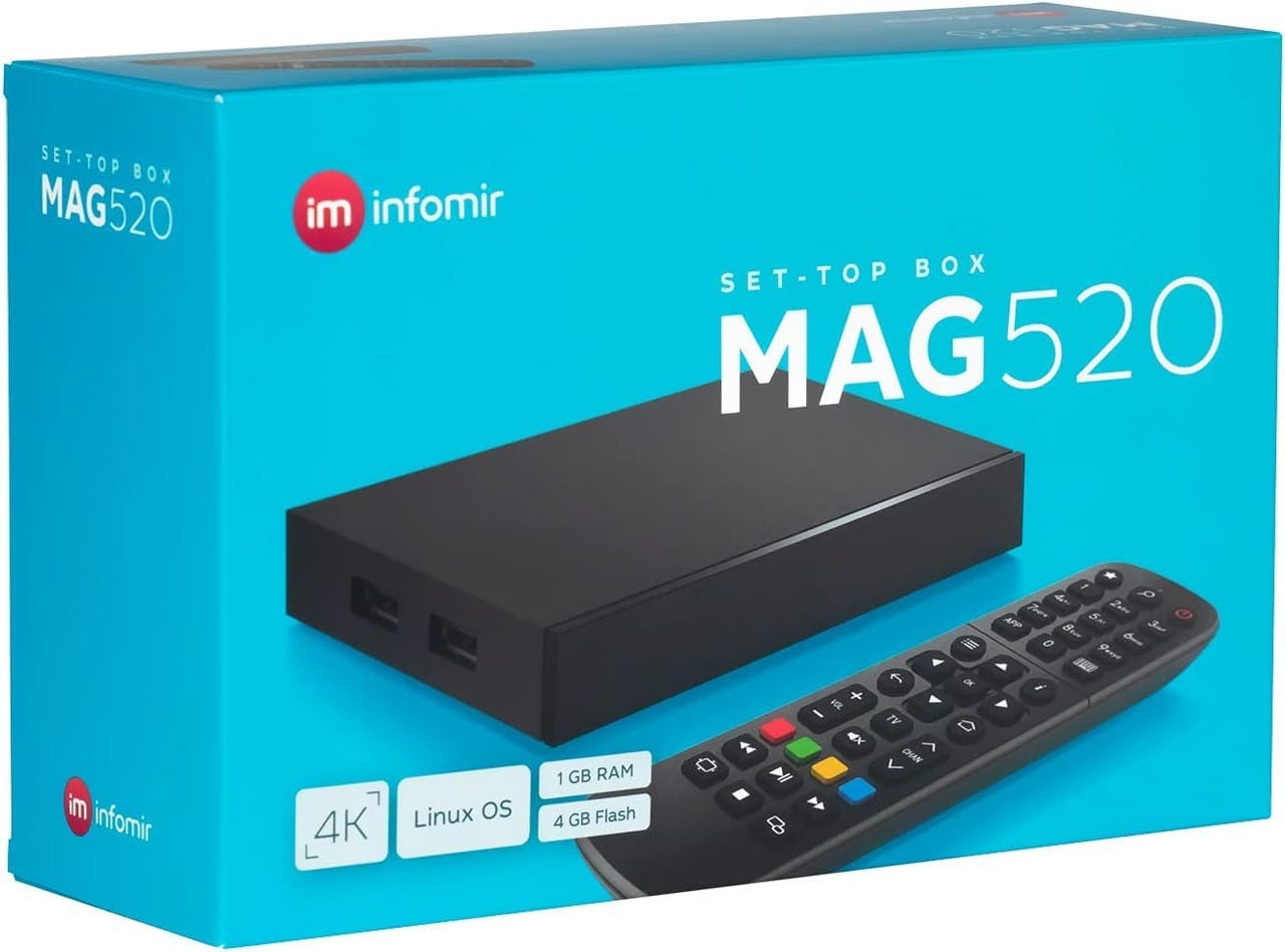 Infomir MAG 520 – Kraftfuld 4K IPTV Set-Top Box | DBA