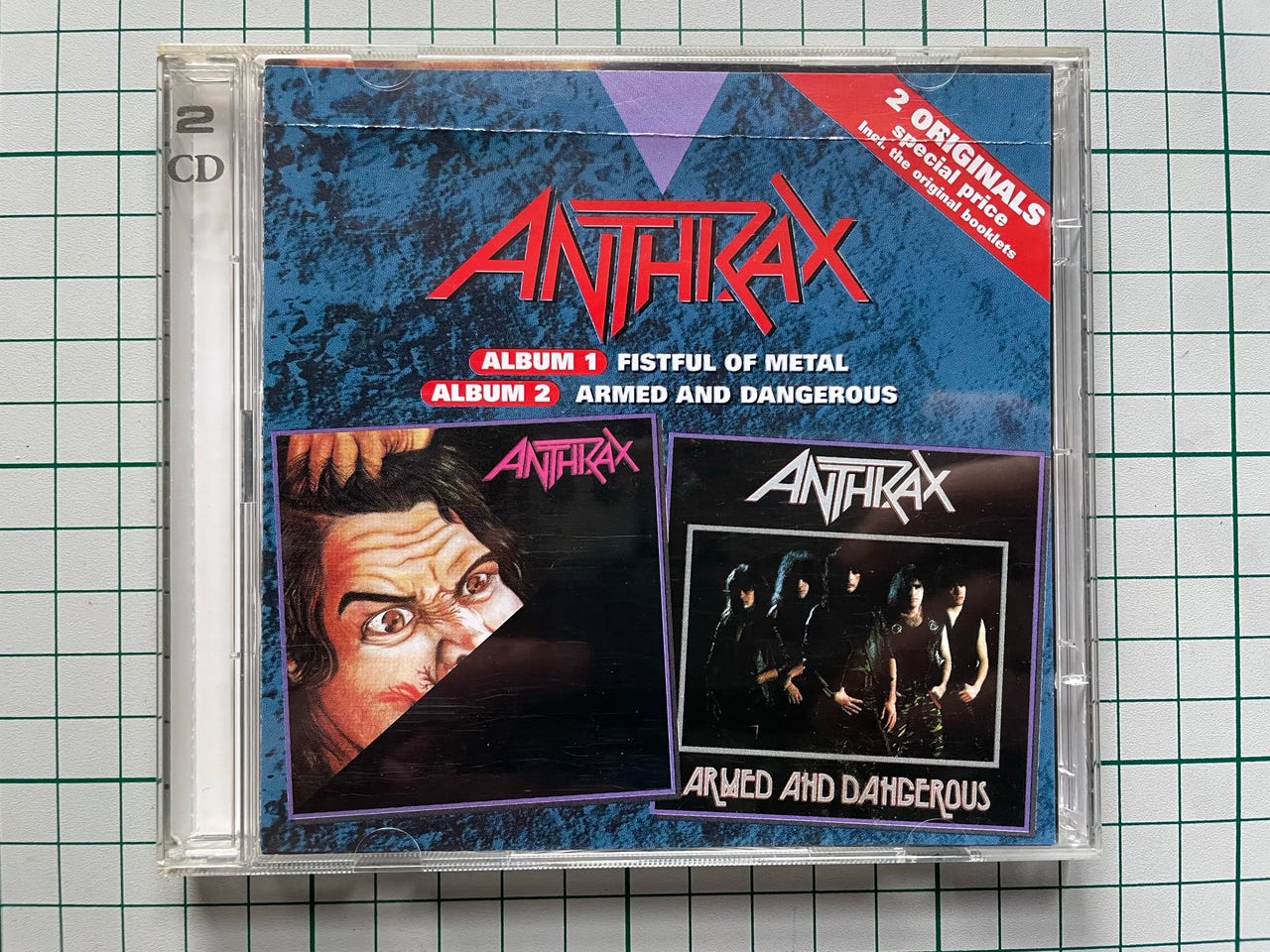 Anthrax Fistful of Metal/Armed and Dangerous CD | DBA
