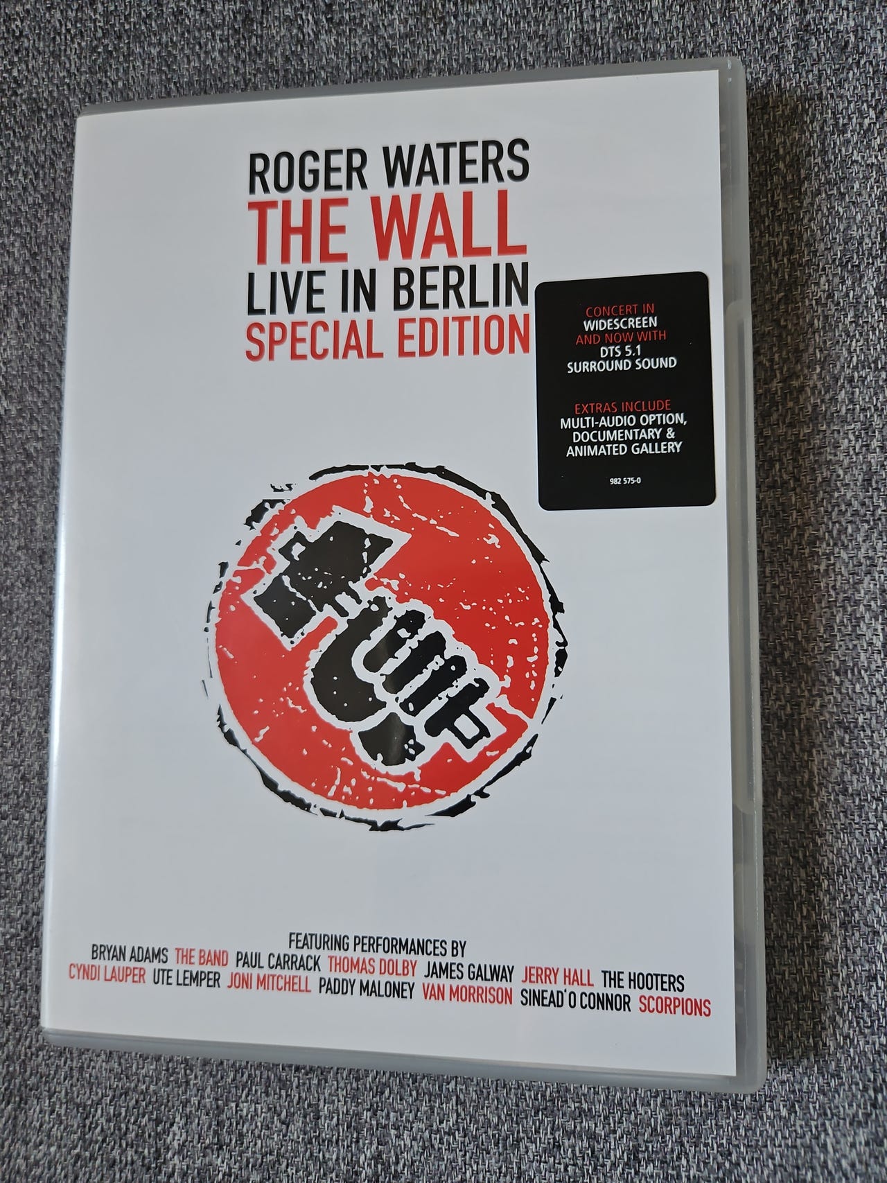 Roger Waters The Wall Live in Berlin dvd special edition | DBA