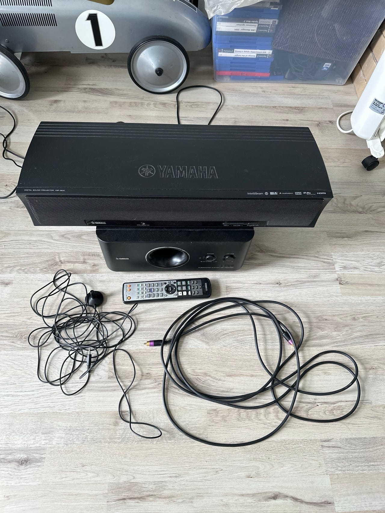 YAMAHA YSP-600(B) Yamaha YSP-600 Digital Sound System w/ Remote | eBay