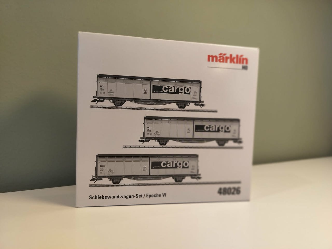 Märklin 48026 - SBB/CFF/FFS 3stk Cargo Sliding Wall Boxcar Set | DBA