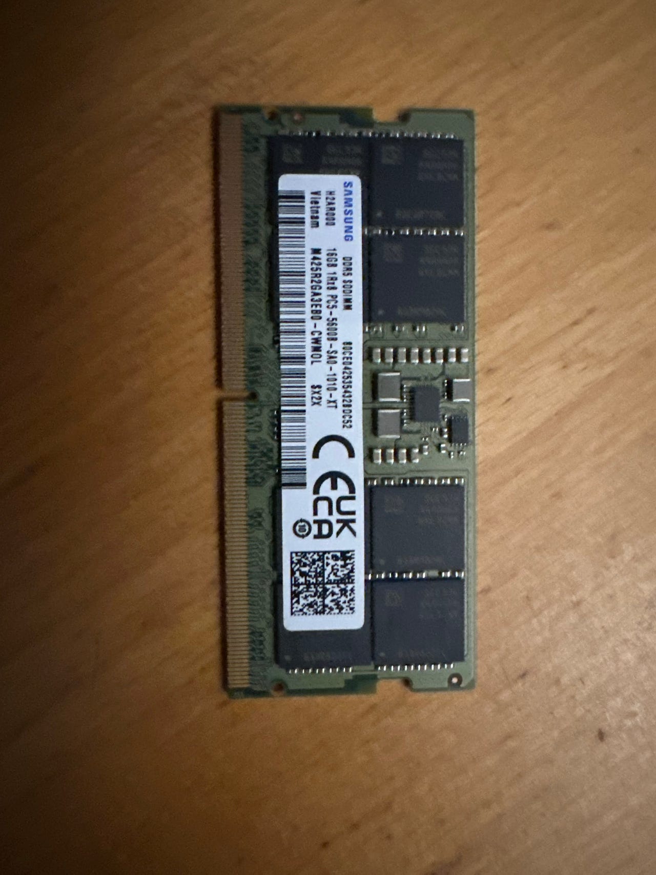 Samsung 16GB DDR5 5600 MHz SO-DIMM RAM til bærbar/ mini pc | DBA