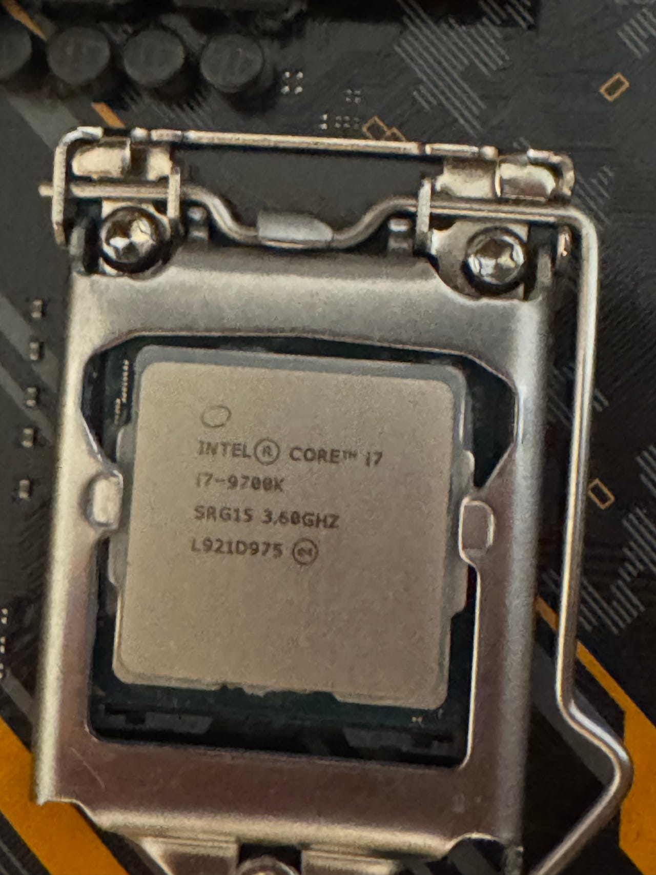 Intel i7-9700K + ASUS TUF Z390-PLUS GAMING (WI-FI) bundkort med