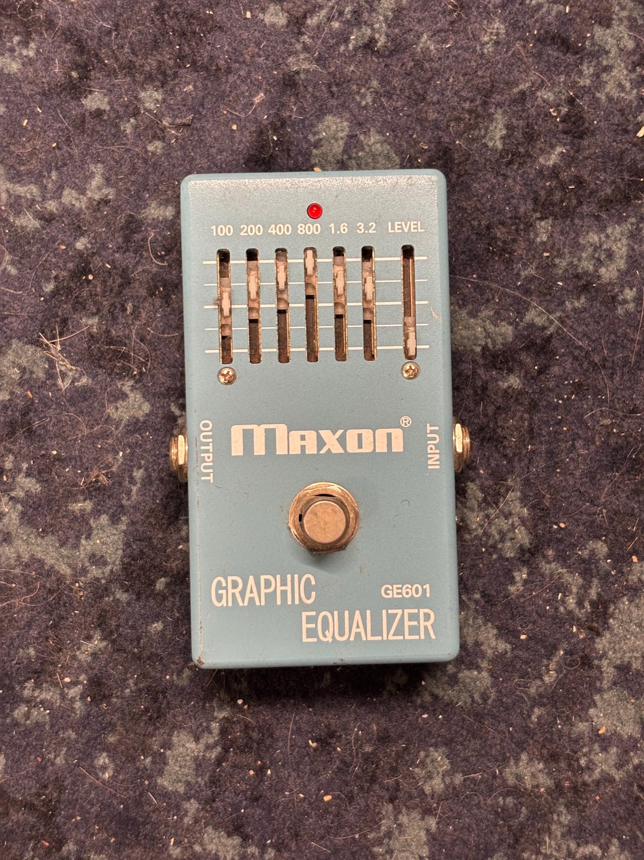 Maxon GE601 Graphic Equalizer guitarpedal | DBA