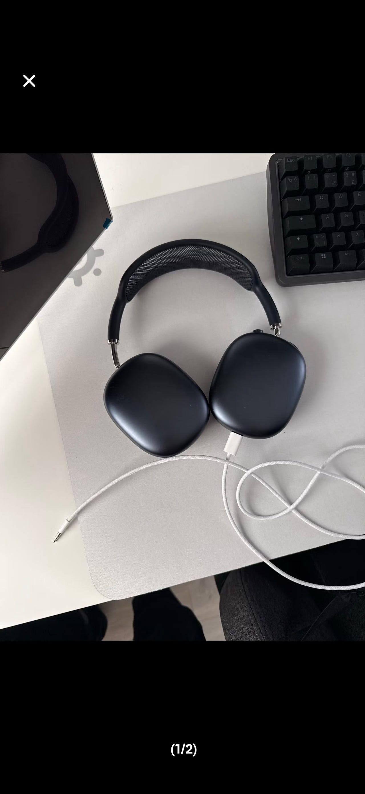 Apple AirPods Max – Midnight – AppleCare+ til 5. januar 2027 | DBA