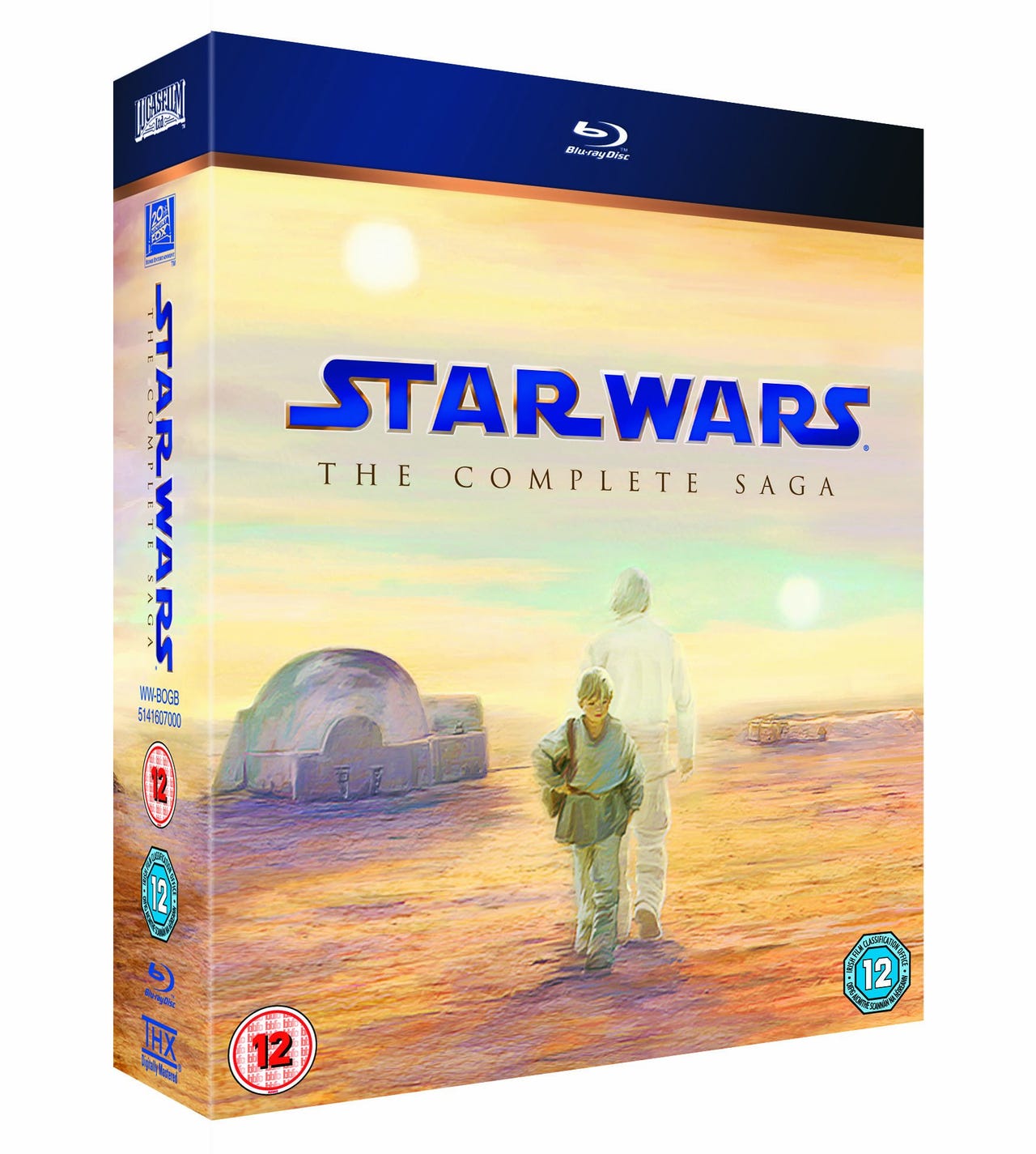 STAR WARS - The Complete Saga - 9 x Blu-ray PLOMBERET | DBA