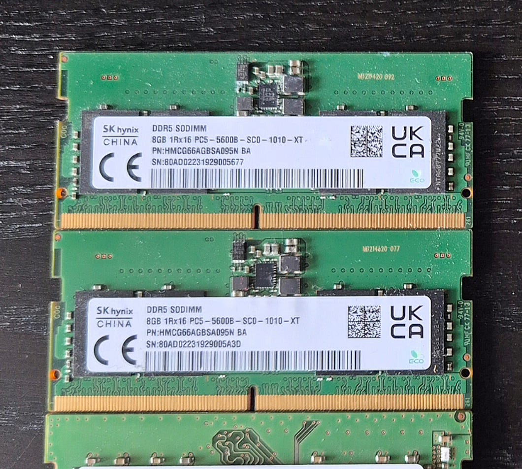 SK hynix 8GB DDR5 SO-DIMM 5600mhz | DBA
