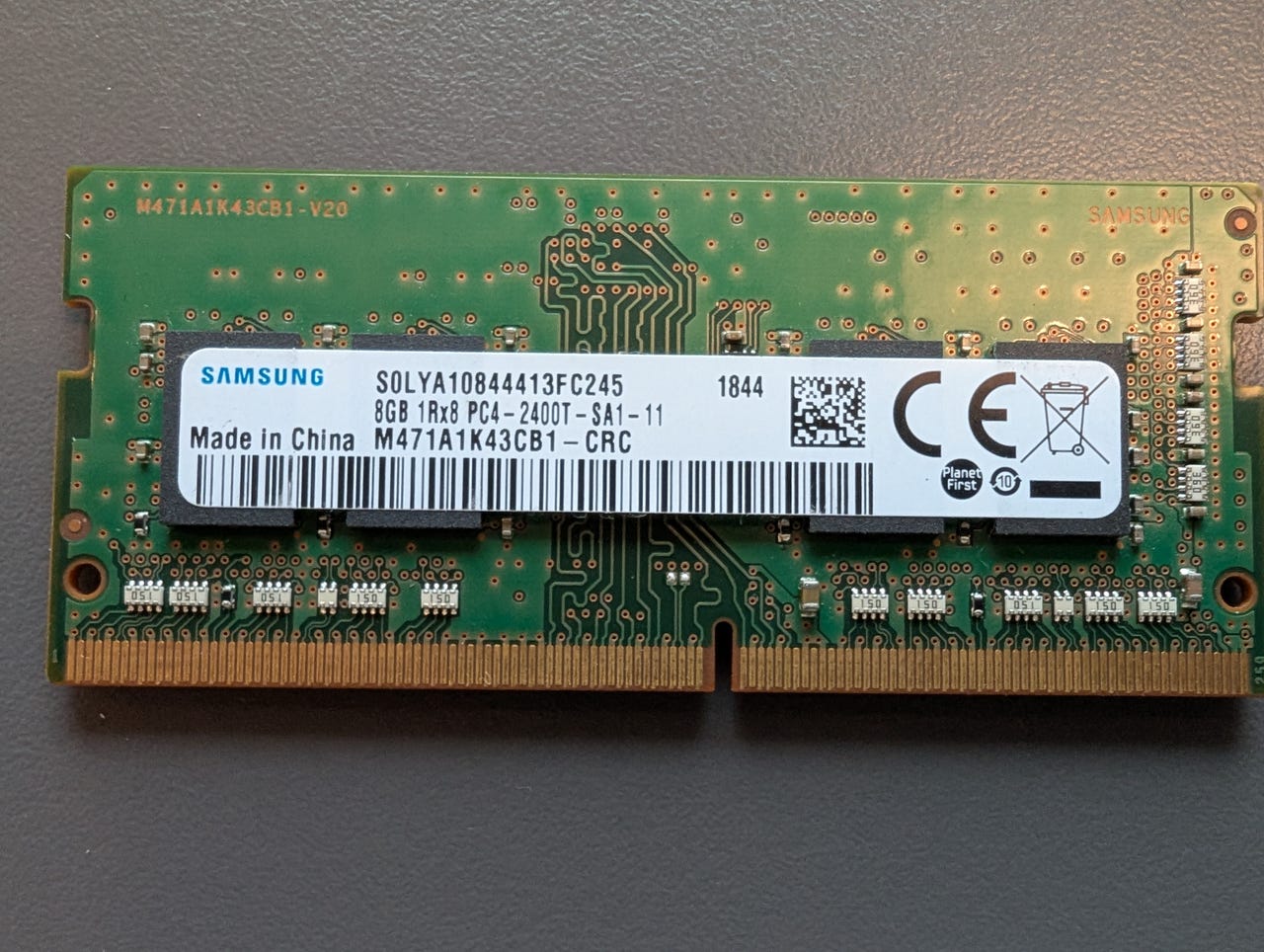 Samsung 8GB DDR4 2400MH, 260-Pin SO-DIMM Ramblok | DBA