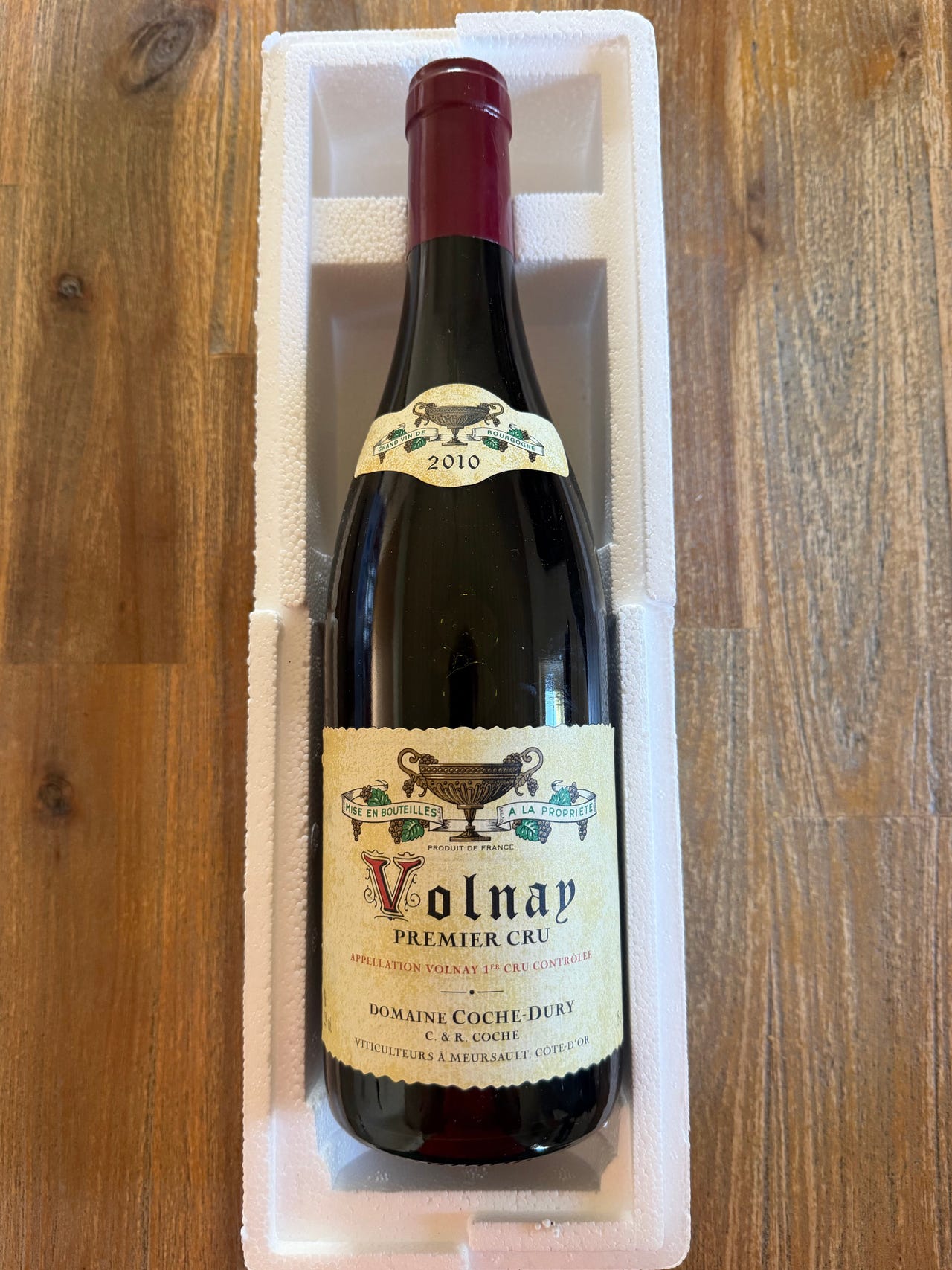 Coche-Dury. Volnay Premier Cru 2010 rødvin | DBA
