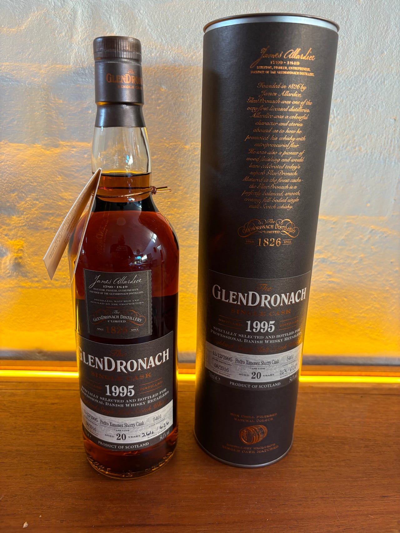 Glen Dronach 1995 20y The Whisky Fair 空瓶 Glen Dronach 1995 20y