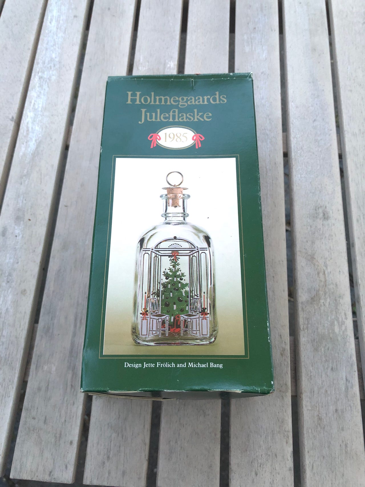 Holmegaard juleflaske 1985 | DBA