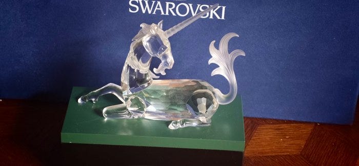Swarovski - Statuette - SCS - Annual Edition 1996 - Unicorn