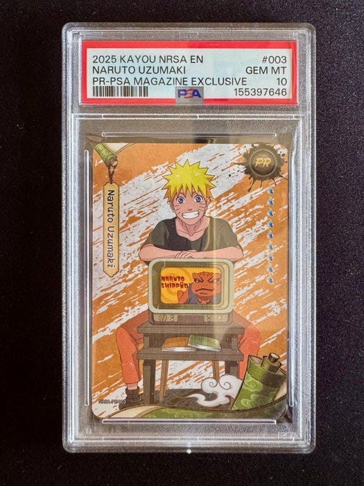 KAYOU Naruto Uzumaki NRSA-PR-003 - 1 Graded card - PSA 10 | DBA