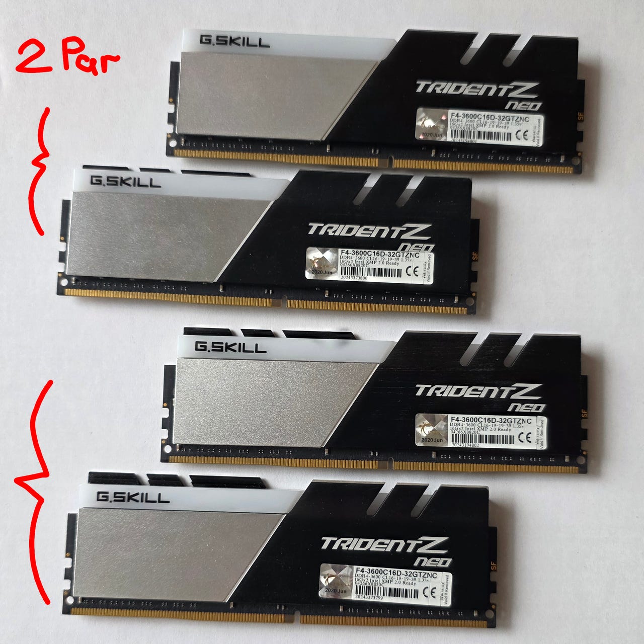 G.SKILL Trident Z Neo for AMD DDR4 32GB 2x16GB | DBA