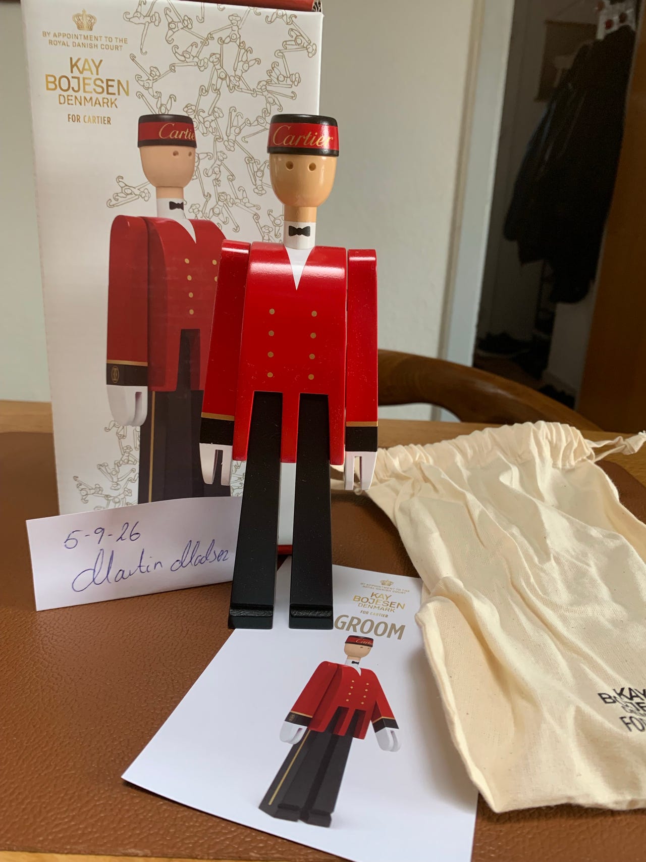 Kay Bojesen/Cartier Bellboy/dørman | DBA
