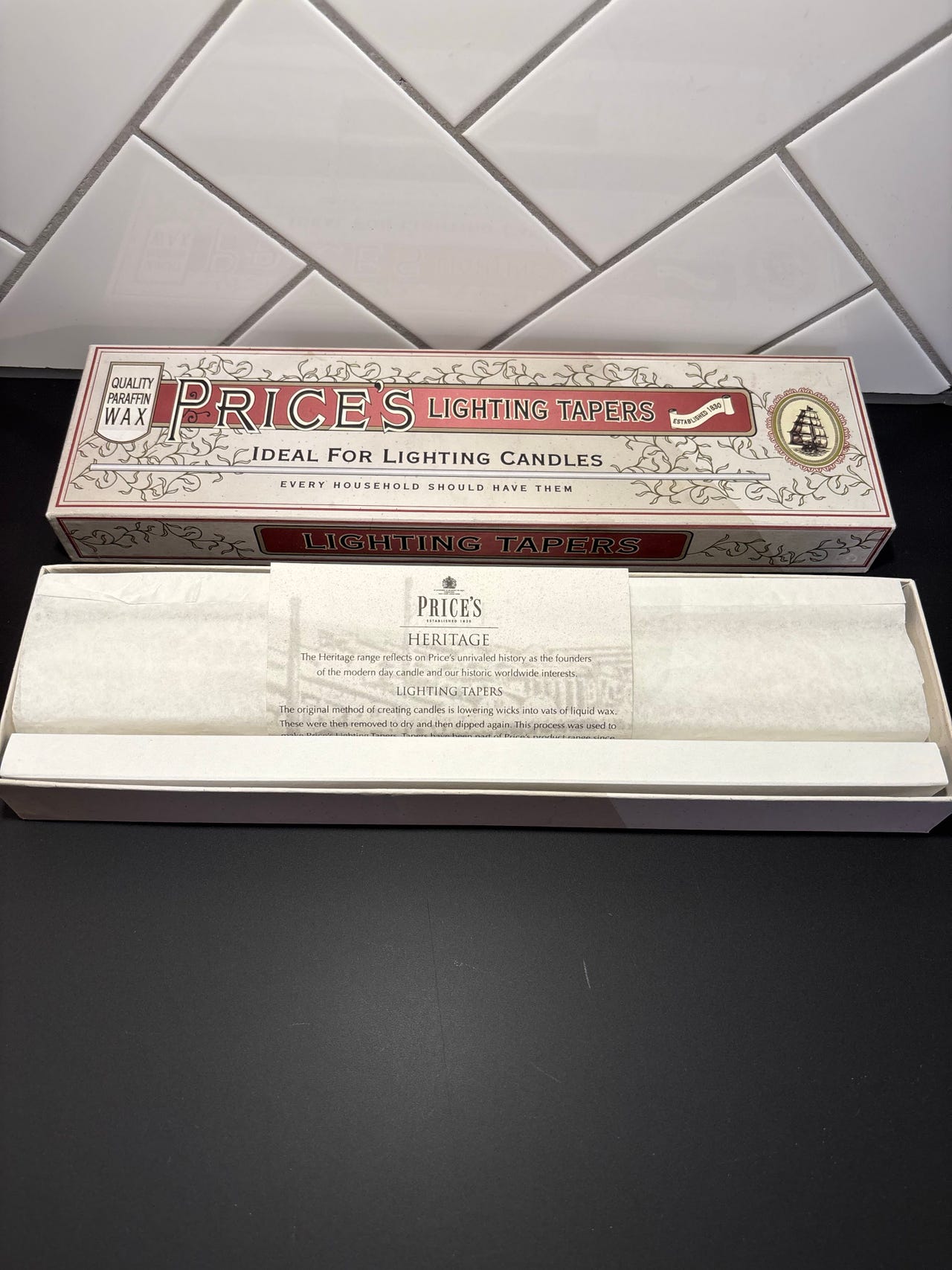 Price’s lightning tapers | DBA