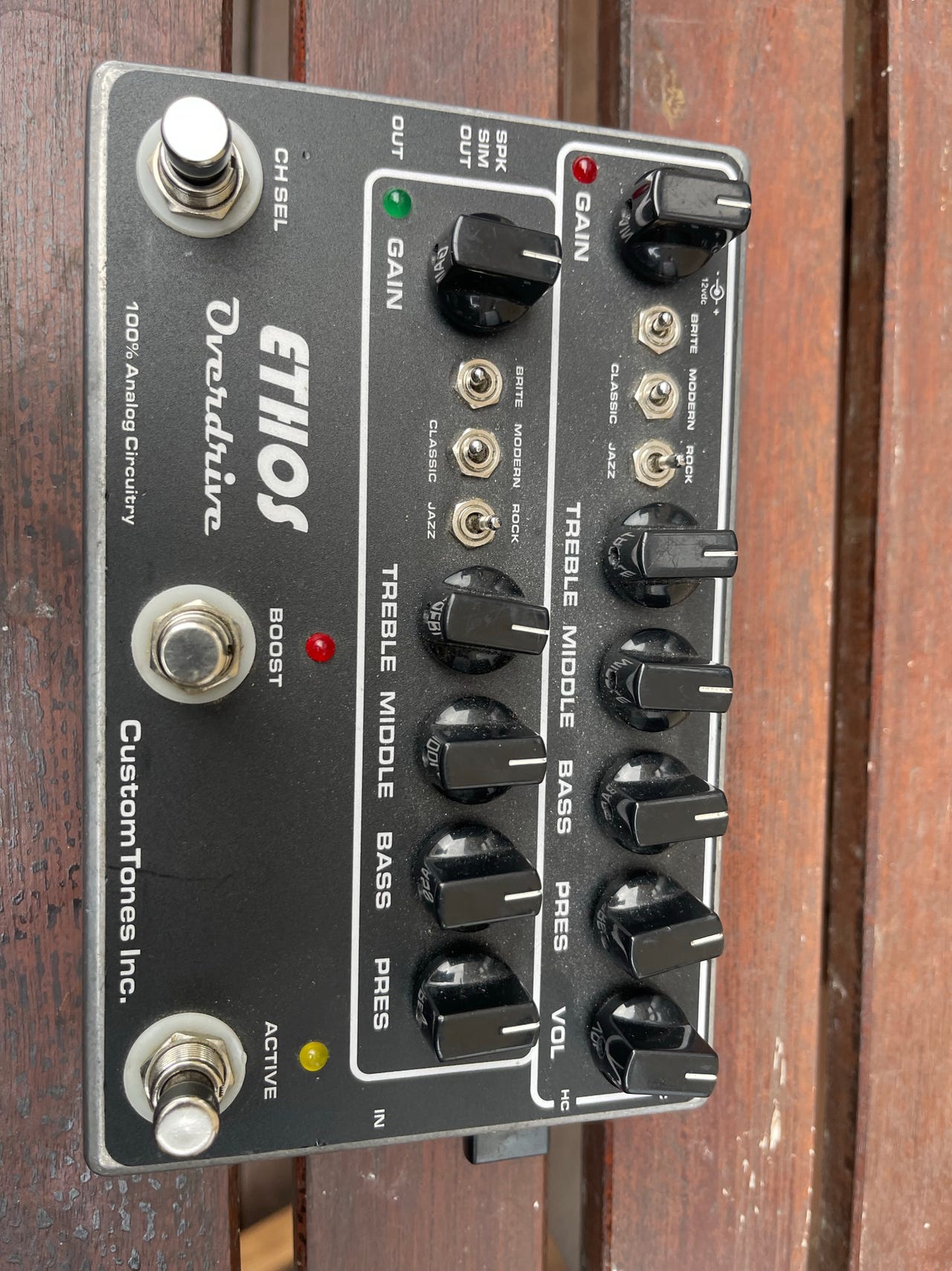 Custom Tones Ethos Overdrive TLE guitar pedal | DBA